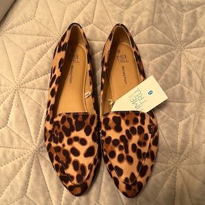 Time and Tru cheetah penny loafers